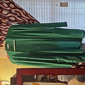 Green lightweight cardigan